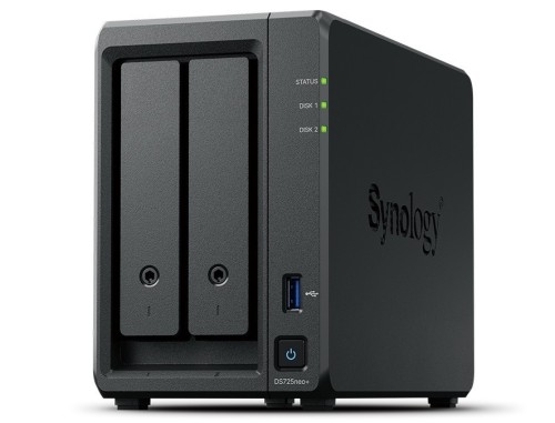 Synology Serwer NAS DS725ne+ 2x0HDD 2,6Ghz 1x4GB DDR4 1x1GbE 2,5GbE