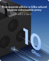 IcyBox Obudowa IB-3710-C31 10xHDD 2,5"/3,5" SATA, Single Mode, HOST USB 3.2 Gen2, Zasilacz 200W