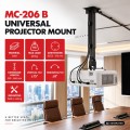 Maclean Uchwyt do projektora uniwersalny MC-206 B