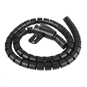 Maclean Oragnizator kabli, czarny MCTV-898 B
