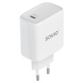 Savio Ładowarka sieciowa 20W Power Delivery 3.0, Biała LA-14