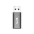 Trust Adapter Calyx USB-C do USB-A dwupak szary