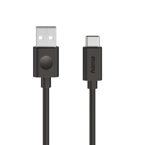 Hama Kabel usb-a usb-c entry level 60W 1,2m czarny
