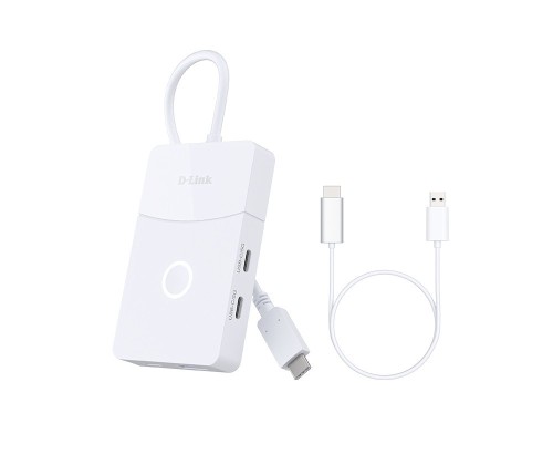 D-Link HUB USB-C 5-w-1 z bezprzewodowym HDMI DUP-501