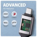 AXAGON ADE-CM30 USB-C Gigabit Ethernet adapter z zintegrowanym kablem sieciowym CAT6 RJ-45 3 m