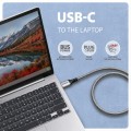 AXAGON ADE-CM50 USB-C Gigabit Ethernet adapter z zintegrowanym kablem sieciowym CAT6 RJ-45 5 m