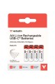Verbatim Akumulatory AA USB-C 2100mAh 3150mWh  4 szt + kabel USB-C