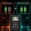 Qoltec Balanser napięcia 24V do akumulatorów 2x12V | 5A | AGM GEL LiFePO4