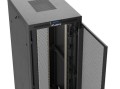 Lanberg Szafa instalacyjna rack stojąca 19 cali 47U 800x1200 czarna drzwi    perforowane LCD (flat pack) V2
