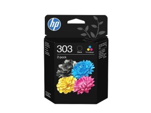 HP Inc. Tusz nr 303 2-Pack Tri-Color/czarny 3YM92AE