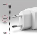 AXAGON ACU-PQ33W Ładowarka sieciowa GaN 33W, 2x port (USB-C + USB-A), PD3.0/PPS/QC4+, biała