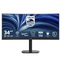 Philips Monitor 34 cale 34B2N3500C Curved VA HDMI DP USB-C HAS Głośniki
