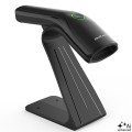 Qoltec Bezprzewodowy czytnik kodów kreskowych 1D 2D + stojak na skaner |QR | EAN | USB