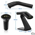 Qoltec Bezprzewodowy czytnik kodów kreskowych 1D 2D + stojak na skaner |QR | EAN | USB