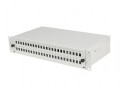 Lanberg Przełącznica światłowodowa 48XSC Simplex / 48XLC Duplex Rack 19 cali 2U Szara + akcesoria