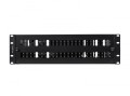 Lanberg Przełącznica światłowodowa 48XSC Duplex / 48XLC Quad Rack 19 cali 3U czarna + akcesoria