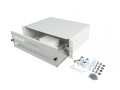 Lanberg Przełącznica światłowodowa 48XSC Duplex / 48XLC Quad Rack 19 cali 3U szara + akcesoria