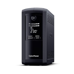 CyberPower Zasilacz awaryjny UPS VP1000ELCD 1000VA/550W AVR, USB, LCD, 4xSchuko