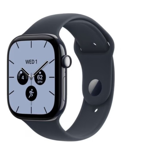 Apple Watch Series 12 GPS + Cellular, koperta 42 mm z ceramiki w kolorze granatowej nocy, pasek sportowy w kolorze granatu - rozmiar M/L