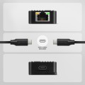 AXAGON ADE-10GR Karta sieciowa USB-C 10Gbps, port RJ-45 10GbE (10/5/2.5/1G), chipset Realtek RTL8159, Wake-on-LAN, aluminiowa, odłączany kabel 19 cm,