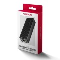 AXAGON ADE-10GR Karta sieciowa USB-C 10Gbps, port RJ-45 10GbE (10/5/2.5/1G), chipset Realtek RTL8159, Wake-on-LAN, aluminiowa, odłączany kabel 19 cm,