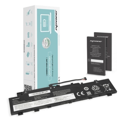 Movano Bateria L19C3PF3 L19M3PF4 do IdeaPad 5 14ALC05 14ITL05 14IIL05 14ARE - 4650 mAh (54 Wh)