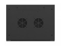Lanberg Szafa instalacyjna rack wisząca 19 cali 15U 600x450 czarna drzwi perforowane (flat pack)