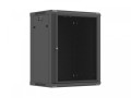 Lanberg Szafa instalacyjna rack wisząca 19 cali 15U 600x450 czarna drzwi perforowane (flat pack)