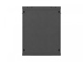 Lanberg Szafa instalacyjna rack wisząca 19 cali 15U 600x600 czarna drzwi perforowane (flat pack)