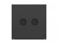 Lanberg Szafa instalacyjna rack wisząca 19 cali 18U 600x600 czarna drzwi metalowe (flat pack)