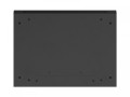 Lanberg Szafa instalacyjna rack wisząca 19 cali 18U 600x450 czarna drzwi perforowane (flat pack)