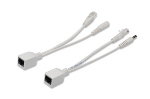 Digitus Zestaw pasywnych kabli PoE FastEthernet 10/100Mbps DC 5.5mm/2.1mm