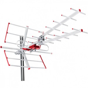 Maclean Antena zewnętrzna DVB-T/T2 H.265 HEVC TV Combo UHF MCTV-855