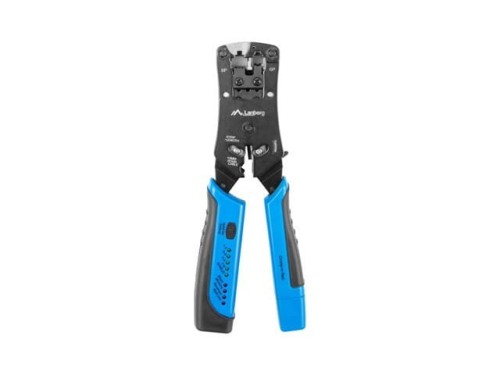 LANBERG Zaciskarka wtyków RJ-45 RJ-11 + tester NT-0203