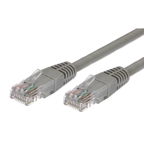 TB Patchcord kat.5e RJ45 UTP 5m. szary