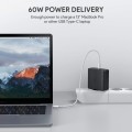 AUKEY Ultraszybka ładowarka sieciowa 2xUSB Power Delivery (1xUSB A+1xUSB C) 60W 5.4A  PA-D3