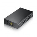 Zyxel GS1100-16 switch L2 16x1GbE rack fanless