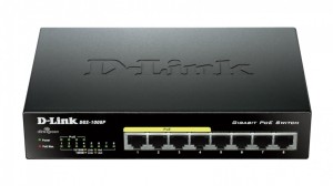 D-Link Switch 8-port  10/100/1000Gigabit Metal Housing Desktop
