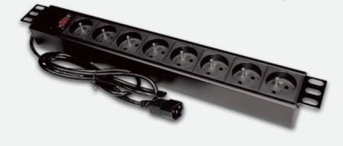 Alantec Listwa zasilająca 19"- 9x230V - wtyk UPS - C14