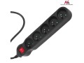 Maclean Listwa zasilająca 5g 3m MCE184 2300W czarna