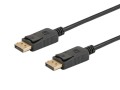 Elmak Kabel DisplayPort M - DisplayPort M, wersja 1.2, 4K, pozłacane końcówki, 2m SAVIO CL-136