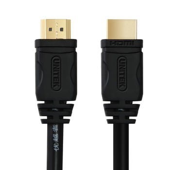 Unitek Kabel HDMI M/M 1,0m v1.4; Złoty; Basic