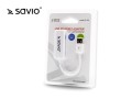Elmak Adapter USB LAN 2.0 - Fast Ethernet (RJ45) SAVIO CL-24, blister