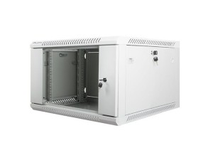 Lanberg Szafa instalacyjna wisząca 19 cali 6U 600X600mm (drzwi szklane) szara