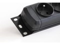 ARMAC Listwa przeciwprzepięciowa M12/16A Rack 19'' 4.5m czarna (12 gniazd)