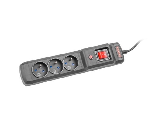 ARMAC Listwa przeciwprzepięciowa M3 Multi 4.5m czarna (3 gniazda)