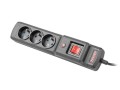ARMAC Listwa przeciwprzepięciowa M3 Multi 4.5m czarna (3 gniazda)