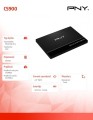 PNY SSD 240GB 2,5 SATA3 SSD7CS900 535/500MB/s
