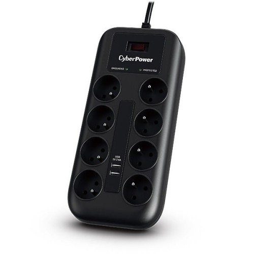 CyberPower Listwa przeciwprzepięciowa 8 gniazd FR; P0820SUF0-FR