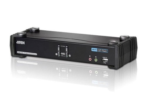 ATEN Przełącznik USB DVI Dual Link / CH7.1 Audio KVMP CS1782A